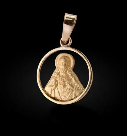 Medalla Sagrado Corazon Calada